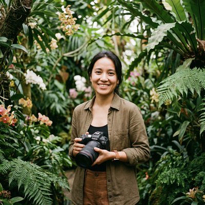 网红主播植物摄影师-李雨薇